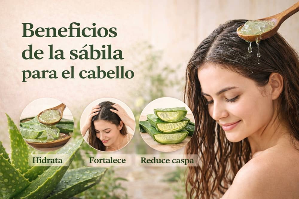 Beneficios de la sábila para el cabello