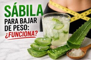 Sábila para bajar de peso