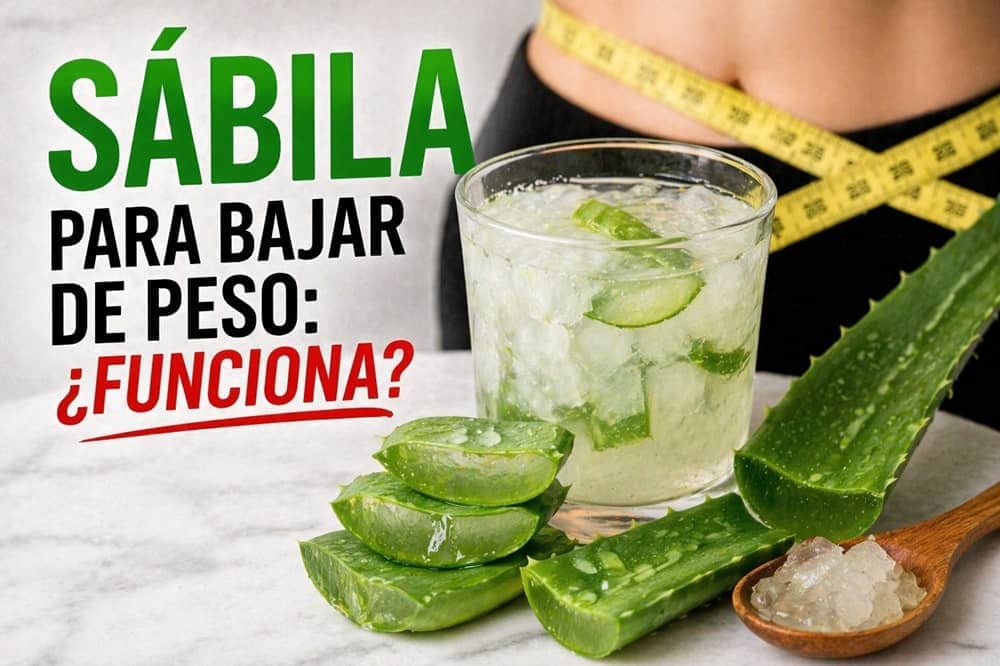 Sábila para bajar de peso