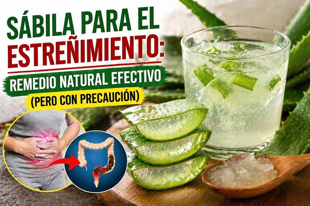 Sábila para el estreñimiento