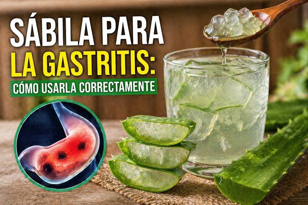 Sábila para la gastritis