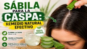 Sábila para la caspa